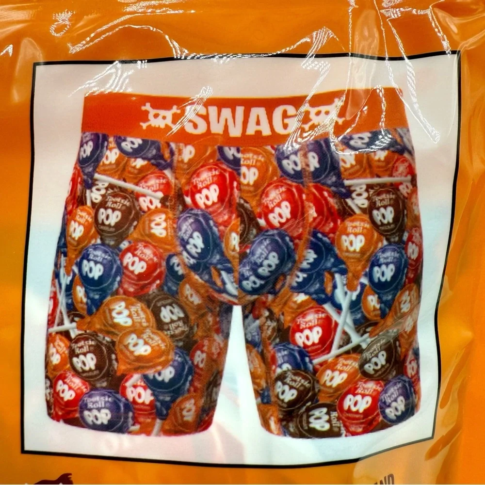 Tootsie Roll Pop Lollipop Swag Boxer Briefs Underwear Mens Size XL Fun Gift New